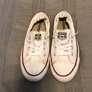 White Slip On Converse